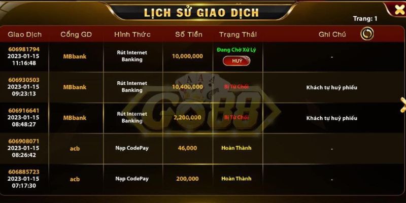 Rút tiền Go88 lỗi thường gặp